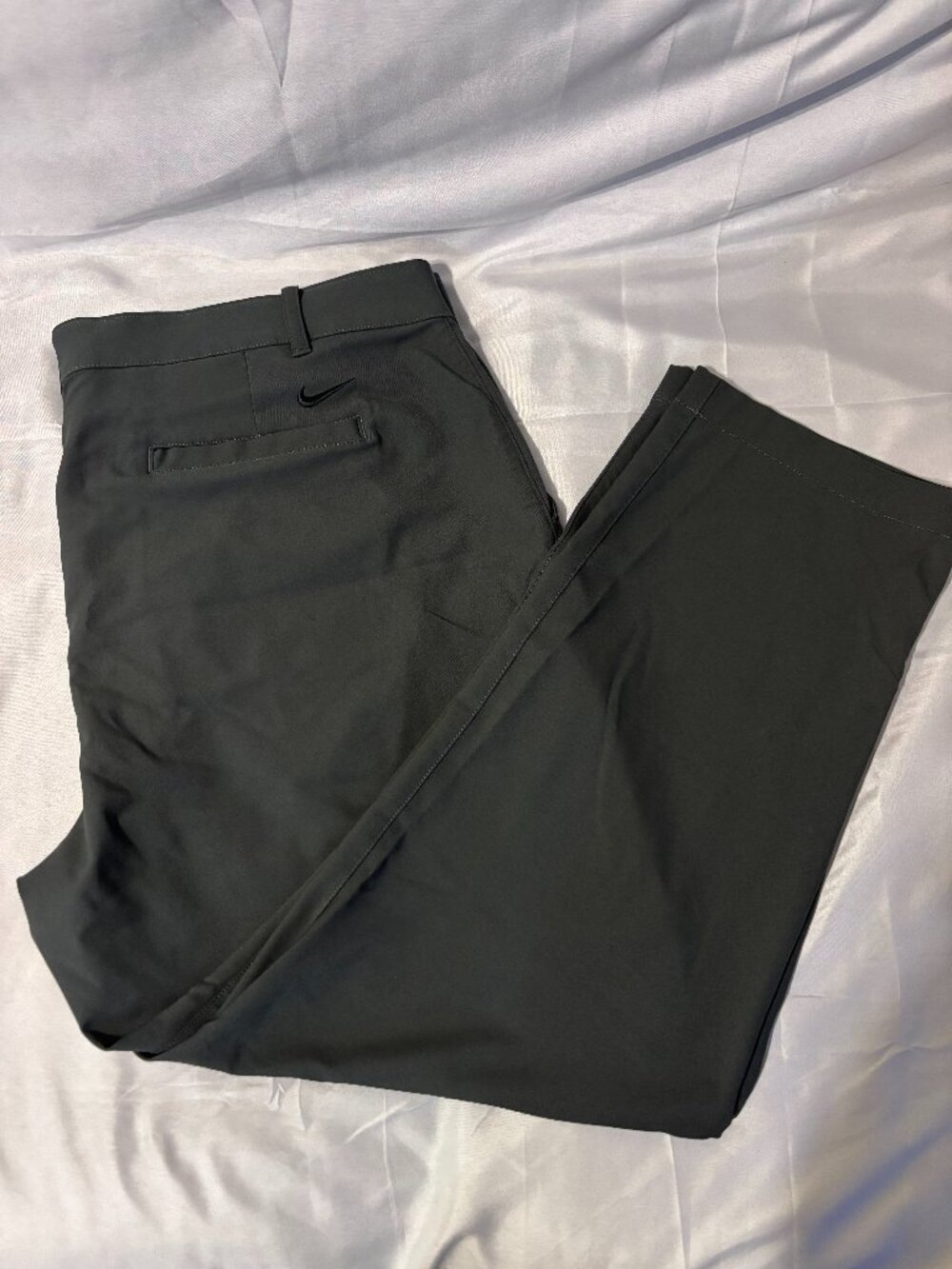 Nike Dri-FIT Men’s Golf Pants 42x30 Dark Gray Flat Front Stretch Performance